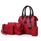 ✨ Set de 4 genți de mână din piele PU pentru femei! 👜