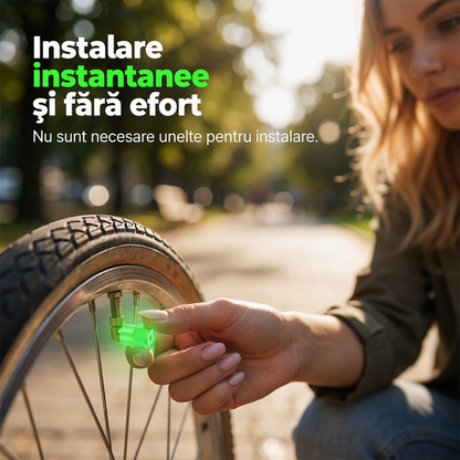 ⏰️ Ofertă limitată ✨ Capace Universal Luminescente pentru Supapele Anvelopelor! 🚗