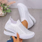 ✨ Pantofi Respirabili din Tricot pentru Femei, Ideali pentru Mers! 👟