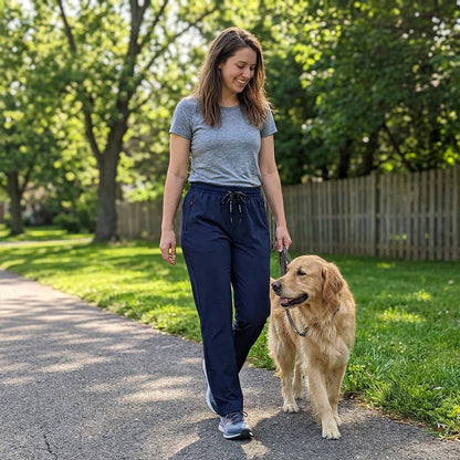 👖Elastic Drawstring Waist, Straight & Comfortable🌀 Women's Casual Trousers – Adjustable Waist & Lightweight Breathable | Everyday Commute Ease ✨