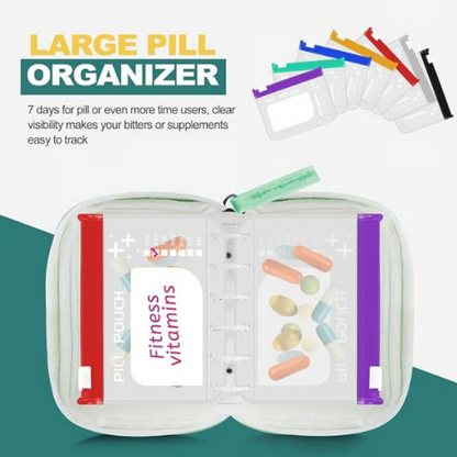 ✨ Set Organizator Pastile A8, Rezistent la Apă 💊