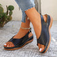 ✨ Sandale Vintage Confortabile cu Vârf Decupat pentru Femei 👡
