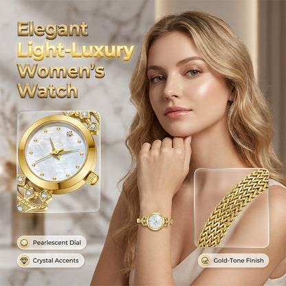 ✨ Ceas de Mână Elegant pentru Femei, Tip Brățară ⌚