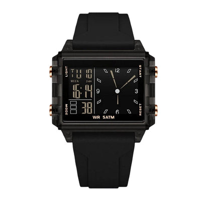 ✨ Ceas Digital Transparent, Rezistent la Apă ⌚