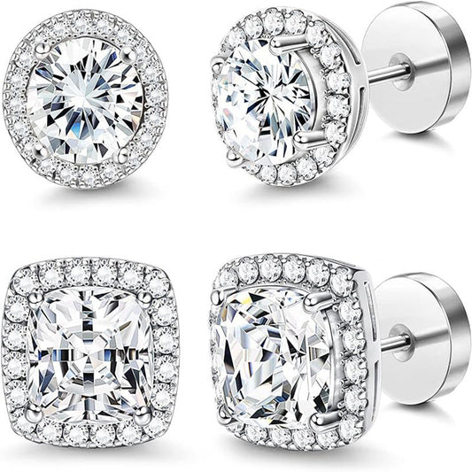 Sparkling Ear Studs for Women