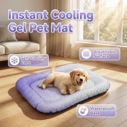 🐶🐱❄️ Covoraș Gel Răcoritor Non-Toxic: Confort Respirabil de Vară pentru Câini și Pisici! 🌿✨