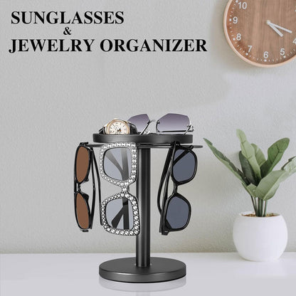 🕶️ Organizare Perfectă: Suport Rotativ 360° pentru Ochelari! ✨