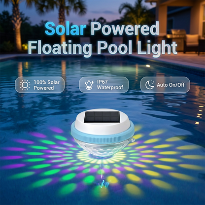 ✨ Transformă-ți Piscina: Lumini Solare Flotante cu LED! 🏊‍♂️
