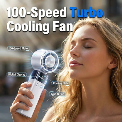 ❄️ Ventilator Pliabil cu Răcire TEC: Frig Real, Nu Doar Aer! 🔋