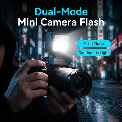 Pocket-Sized Rechargeable Camera Flash
