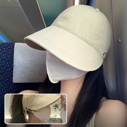 🧢 Pălărie Soare Bor Lat cu Închidere Hook: Protecție UV & Confort! ☀️