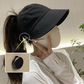 🧢 Pălărie Soare Bor Lat cu Închidere Hook: Protecție UV & Confort! ☀️