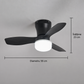 💡🌀 Plafonieră LED cu Ventilator și Telecomandă: Lumină & Răcire Silențioasă! 🏠✨