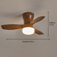 💡🌀 Plafonieră LED cu Ventilator și Telecomandă: Lumină & Răcire Silențioasă! 🏠✨