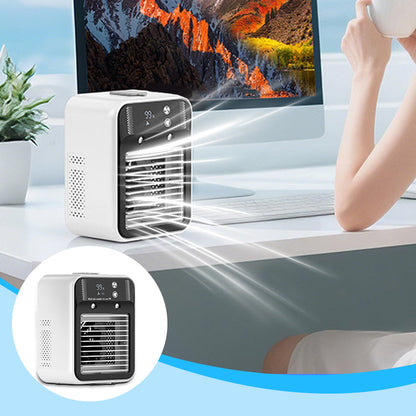 ❄️ Aer Condiționat Portabil cu Umidificator: Răcire & Hidratare! 💧