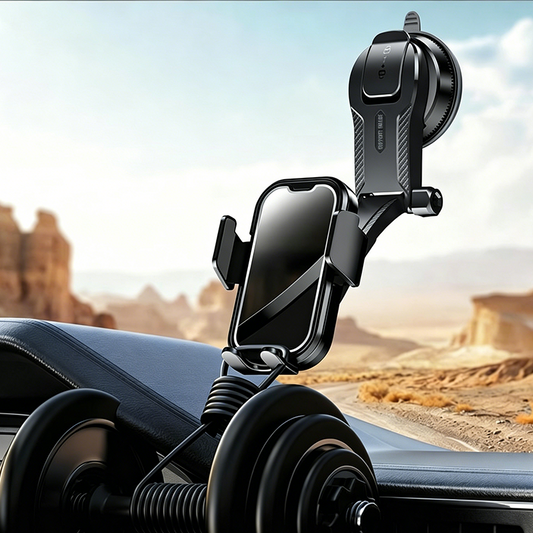 🧲 Suport Auto Magnetic cu Ventuză pentru Telefon: Fixare Solidă și Navigare Sigură la Volan! 🚗📱