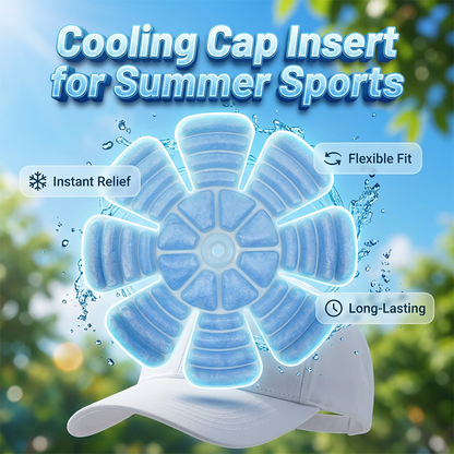 ❄️ Insert Răcire Instantanee pentru Șapcă, Confort Termic Vară 🧢