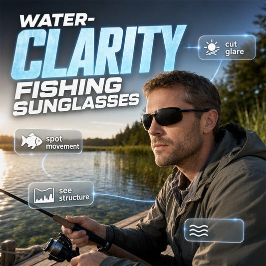 🎣 Ochelari de Pescuit Polarizați Ultra-Ușori – Vizibilitate Clară și Protecție pe Apă 🕶️💧