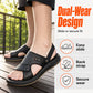 👞 Sandale Bărbătești din Piele – Șlapi Slip-On Duali pentru Exterior și Plajă | Confort de Vară 🏖️☀️