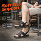 👞 Sandale Bărbătești din Piele – Șlapi Slip-On Duali pentru Exterior și Plajă | Confort de Vară 🏖️☀️