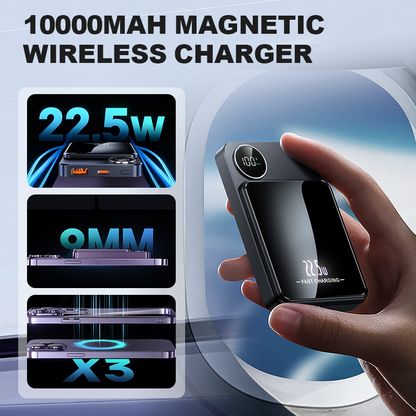 🔋 Încărcător Wireless Magnetic – Alimentare Rapidă și Fără Cabluri ⚡