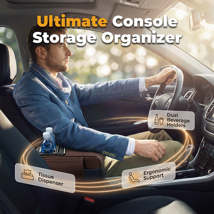 🚗 Organizator Multifuncțional pentru Consola Auto & Cotieră | Depozitare Smart & Confort la Volan 🛠️✨