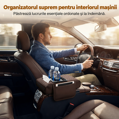 🚗 Organizator Multifuncțional pentru Consola Auto & Cotieră | Depozitare Smart & Confort la Volan 🛠️✨
