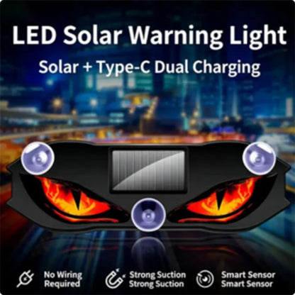 ☀️ Lumină de Avertizare LED Auto cu Energie Solară | Vizibilitate Maximă & Siguranță Fără Baterii 🚗⚠️