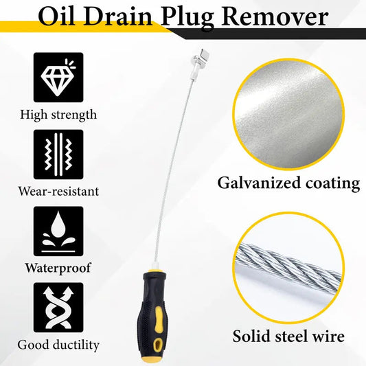 🔧🧲 Magnetic Oil Drain Plug Removal Tool | Effortless Extraction & Secure Grip for Easy Oil Changes 🛠️💧