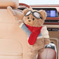 🧸✨ Suport de Șervețele Auto în Formă de Ursuleț de Plus | Design Adorabil & Confort pentru Călătorii Tale 🚗💕
