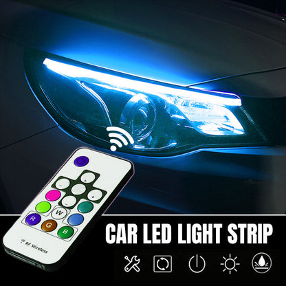 ✨ Set de 2 Bare LED Auto cu Telecomandă | Iluminare Vibrantă & Control Simplu la Distanță 🚗💡