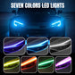✨ Set de 2 Bare LED Auto cu Telecomandă | Iluminare Vibrantă & Control Simplu la Distanță 🚗💡
