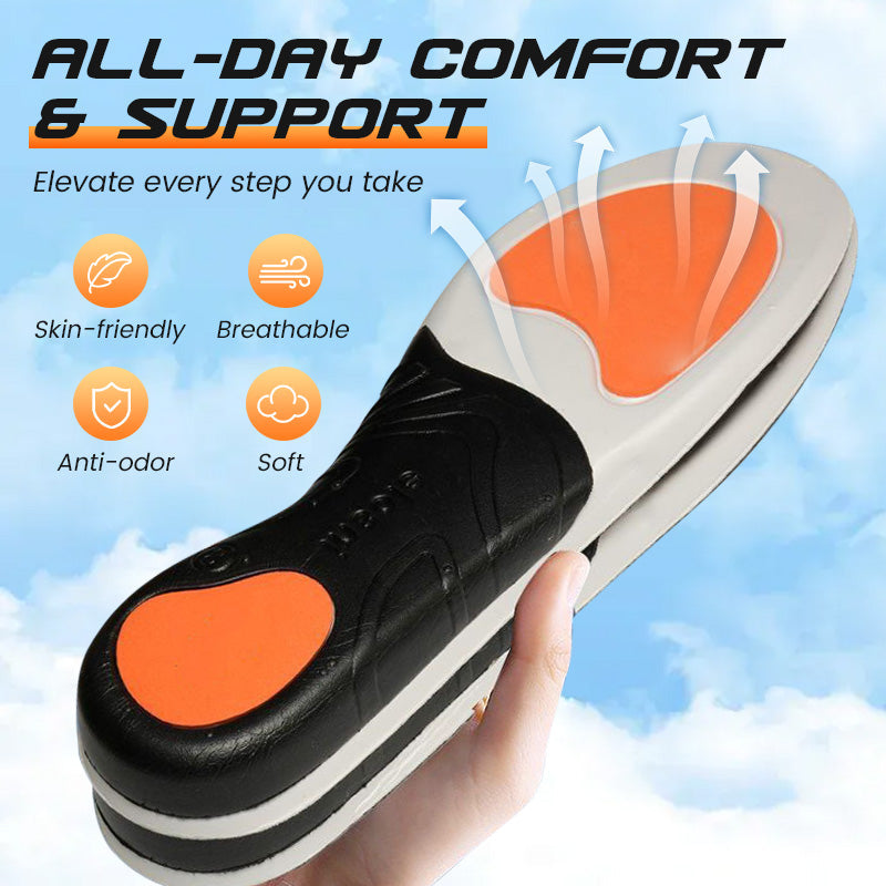 🦶Ergonomic Arch Support, Relieves Fatigue🚶 Arch Support Insoles – High-Density Cushioning | Perfect for Prolonged Standing & Walking, Reduces Foot Pressure ✨