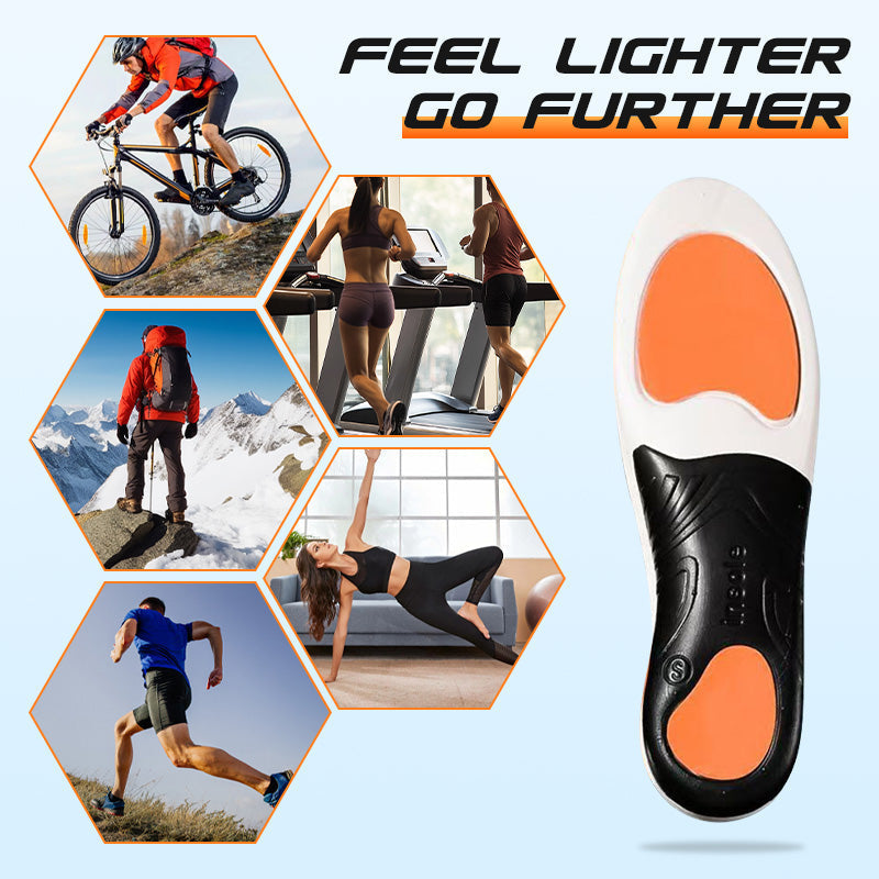 🦶Ergonomic Arch Support, Relieves Fatigue🚶 Arch Support Insoles – High-Density Cushioning | Perfect for Prolonged Standing & Walking, Reduces Foot Pressure ✨
