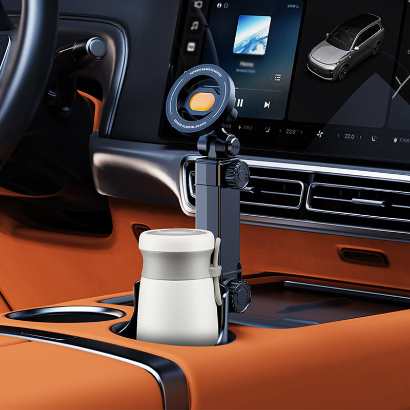 🚗 LIMITED-TIME 50% OFF! ✨ Universal Adjustable Cup Holder Phone Mount – 360° Rotation, Secure Fit For All Phones 🌿