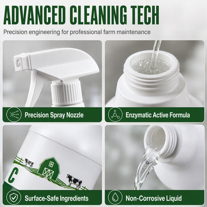 🧴Easy Spray, Everyday Convenience🚜 Farm Surface Cleaning Spray – 120ml | Convenient Spray Format, Quickly Tackles Common Farm Messes, Makes Routine Cleaning Easier ✨