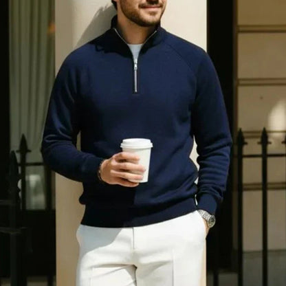 🧥 Men's High-Density Corduroy Pullover – Vertical Ribbed Texture & Unique Character