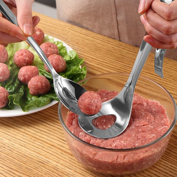 🥳2026 HOT SALE🥳💞50K+ SOLD! 🥩🍴 50% OFF! Meatball Spoon – Non‑stick, scoop & drain in one. No more messy hands – perfect meatballs in seconds! – a must‑have kitchen gadget! 🎁✨