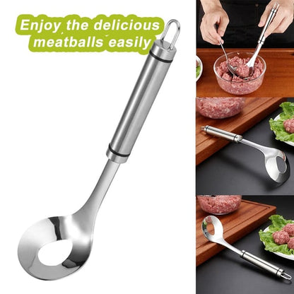 🥳2026 HOT SALE🥳💞50K+ SOLD! 🥩🍴 50% OFF! Meatball Spoon – Non‑stick, scoop & drain in one. No more messy hands – perfect meatballs in seconds! – a must‑have kitchen gadget! 🎁✨
