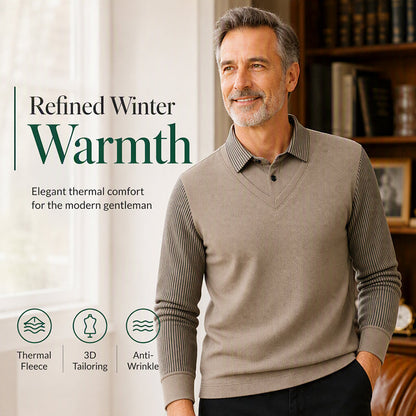 🔥High-Density Fleece, Heat-Locking Warmth – Men's Winter Thermal Top, Soft & Cozy ✨