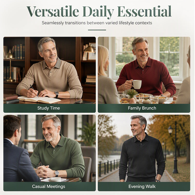 🔥High-Density Fleece, Heat-Locking Warmth – Men's Winter Thermal Top, Soft & Cozy ✨
