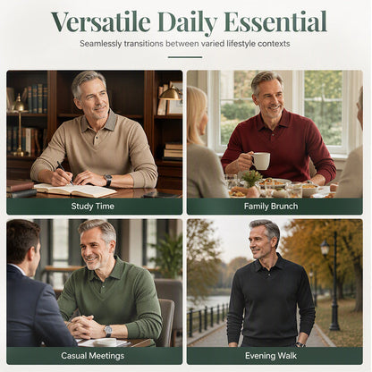 🔥High-Density Fleece, Heat-Locking Warmth – Men's Winter Thermal Top, Soft & Cozy ✨