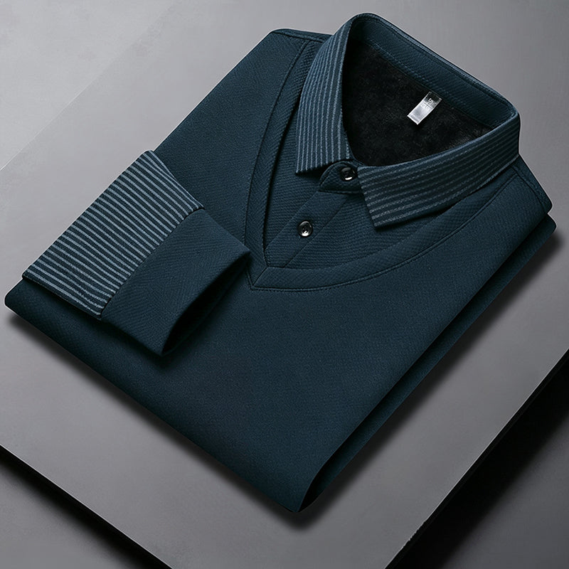 🔥High-Density Fleece, Heat-Locking Warmth – Men's Winter Thermal Top, Soft & Cozy ✨