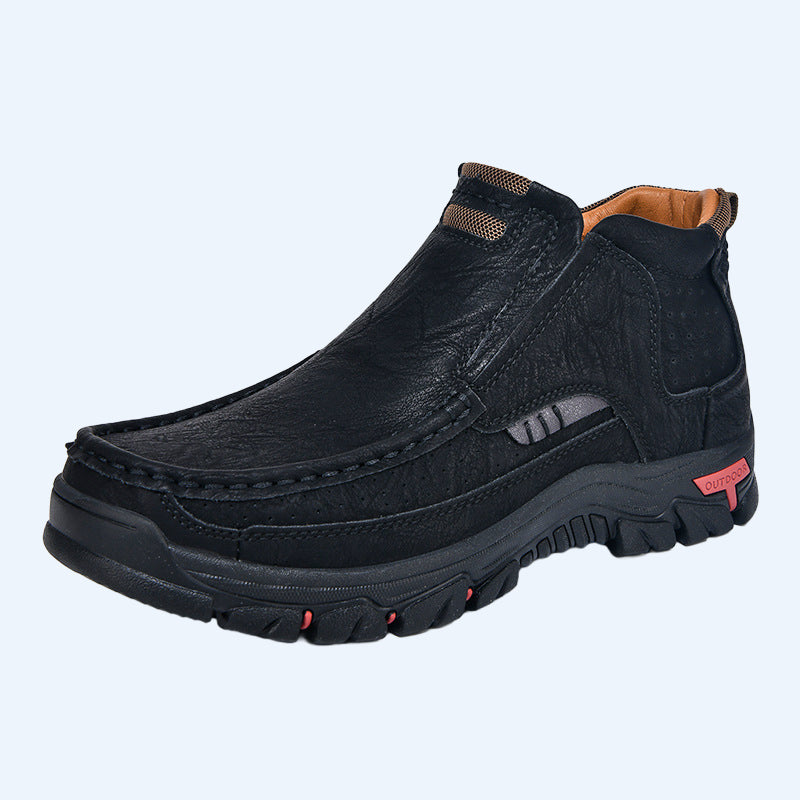 👞 Step In & Go | Men's Comfortable Slip-On PU Leather Shoes⚡