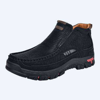 👞 Step In & Go | Men's Comfortable Slip-On PU Leather Shoes⚡