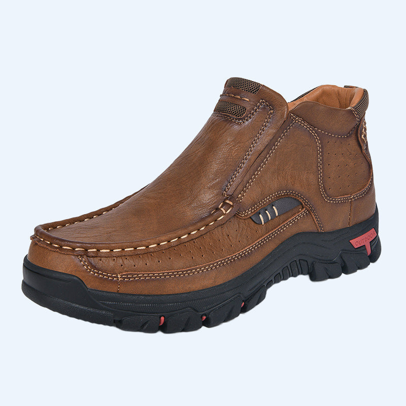 👞 Step In & Go | Men's Comfortable Slip-On PU Leather Shoes⚡