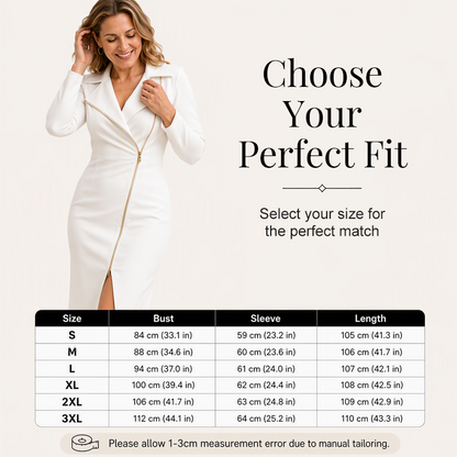 👗Effortless & Versatile, Everyday Wear – Women's Zipper-Front Slit Dress ✨
