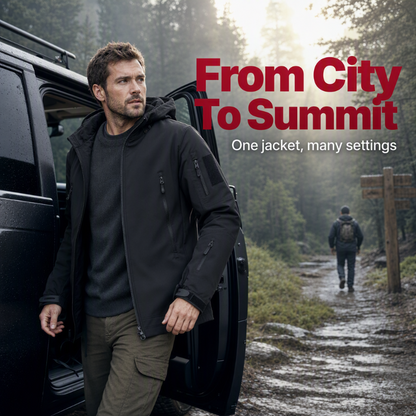 ⏳LAST DAY SALE!!💥 Built for Wind & Rain🌧️Men's Waterproof Insulated Outdoor Jacket