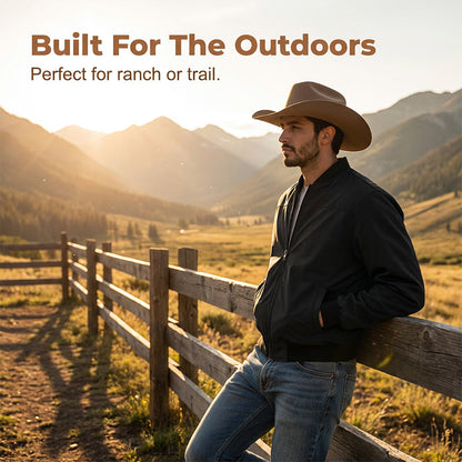 🤠Classic Western, Retro Casual – Men's Classic Western Zip-Up Jacket ✨