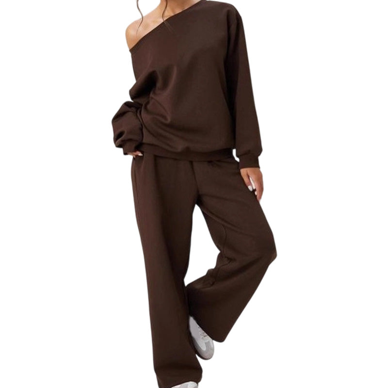 🌸Plus-Size Loose Fit, Freedom to Move🧘 Women's Leisure 2-Piece Set – Elastic Waist & Side Pockets | Loose & Non-Restrictive, Comfortable & Free ✨